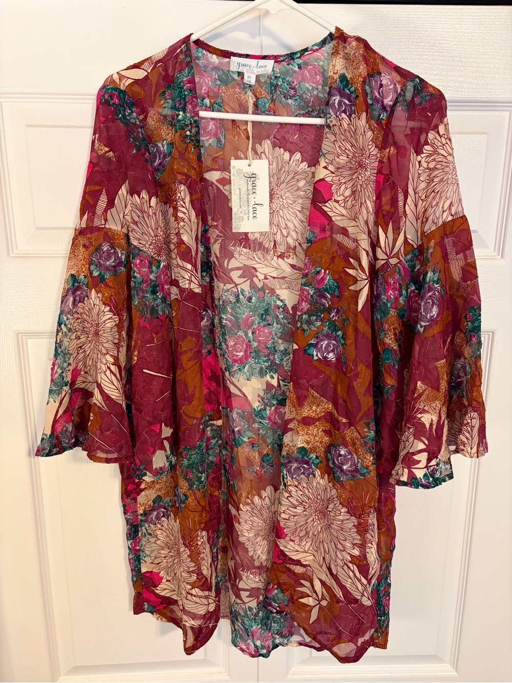 Grace & Lace Floral Kimono